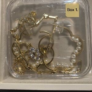 Elegant Gold Plated Jewelry Bundle Box 1